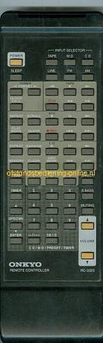 Afstandsbediening Onkyo rc-332s CR-185, Ophalen of Verzenden, Nieuw, Origineel