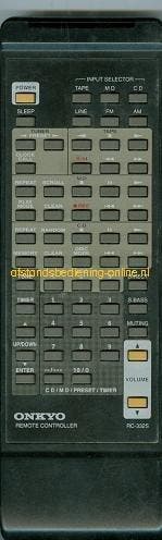Afstandsbediening Onkyo rc-332s CR-185, Ophalen of Verzenden, Nieuw, Origineel