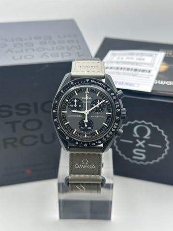 Omega x Swatch - MoonSwatch - Mission to Mercury - Zonder, Nieuw