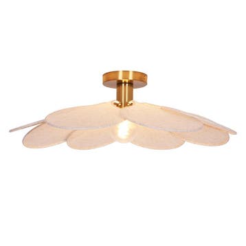 Japandi plafondlamp beige, Nena, Ophalen of Verzenden, Nieuw