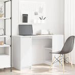 vidaXL Bureau 120x42x76 cm spaanplaat wit, Verzenden, Nieuw