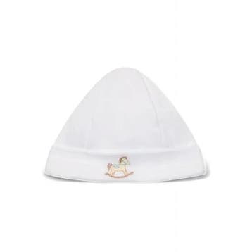 Baby Gi muts paard wit/blauw - 50 (0-1 maanden), Ophalen of Verzenden, Nieuw