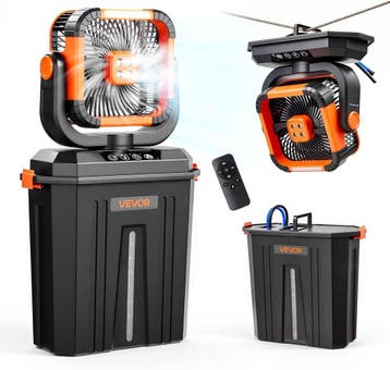 Mistventilator Outdoor XL | Laatste Stuk!, Ophalen of Verzenden, Ventilator met afstandsbediening, Zo goed als nieuw, Vloerventilator