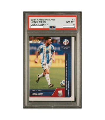 Lionel Messi - 2024 Panini Instant American Cup #1 Graded, Nieuw