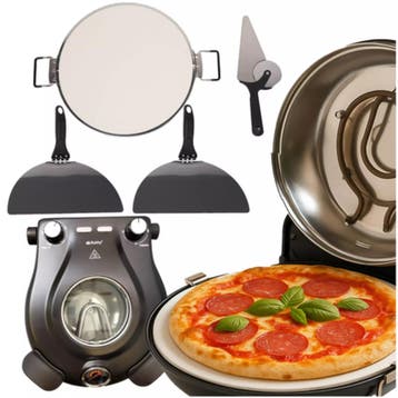Ruhhy elektrische pizzaoven 420°C met keramische steen –., Ophalen of Verzenden, Nieuw