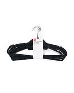 HEMA Kledinghanger velours zwart - 6 stuks, Verzenden, Nieuw