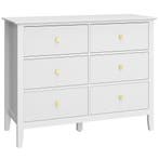Moderne Dressoir Met 6 Lades Opslagkast Voor Woonkamer Slaap, Verzenden, Nieuw