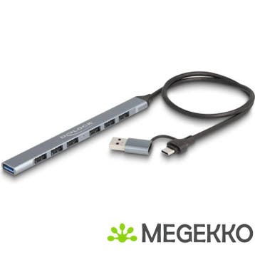 DeLOCK 64273 interface hub USB 3.2 Gen 1 (3.1 Gen 1) Type-C, Verzenden, Nieuw, DeLock