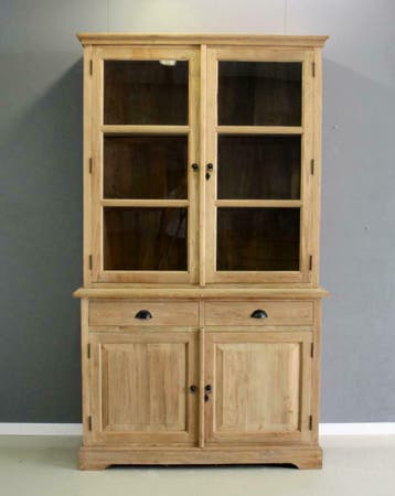 Buffetkast teakhout, 127cm breed, 220cm hoog; Indoteak, 100 tot 150 cm, 200 cm of meer, Teakhout, Nieuw