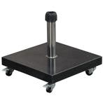 AVH parasolvoet 40 kg met 4 wielen donker zwart graniet, Ophalen of Verzenden, Nieuw
