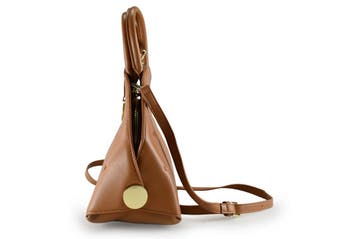 Kisses of Pearl Handtas Cognac, Verzenden, Zo goed als nieuw