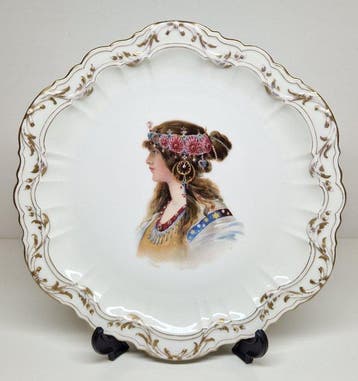 Delinieres & Cie - Bord - Porselein - Waarzegster decor