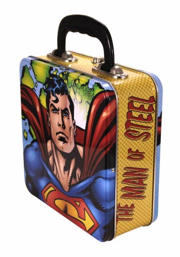 Superman Square Tin Lunch Box, Verzamelen, Ophalen of Verzenden, Nieuw