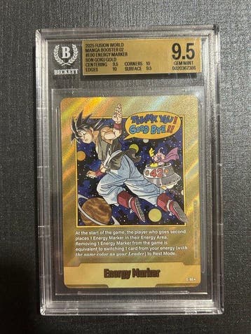 Bandai Graded card - Dragon Ball Z - Son Goku Energy marker, Nieuw