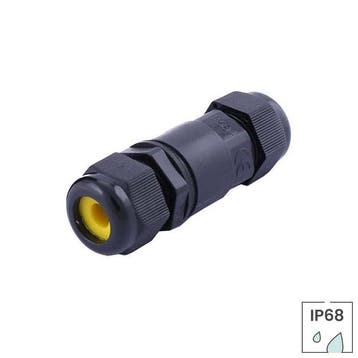 Waterdichte IP68 2-weg connector voor 3-draads aansluiting, Doe-het-zelf en Verbouw, Verzenden, Nieuw, Overige typen