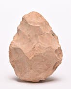 midden paleolithisch Vuursteen Midden paleolithische biface, Antiek en Kunst