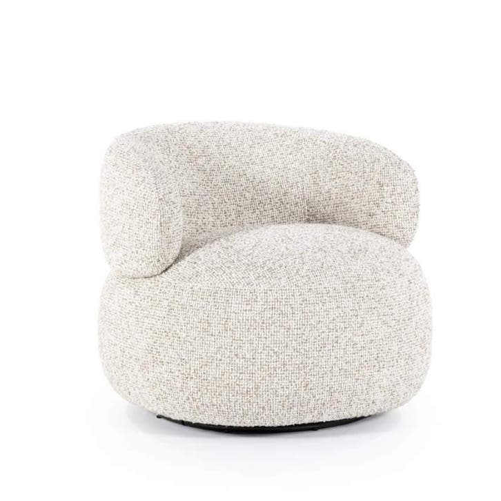 Fauteuil Maeve - Beige Maywood - 96107 - fauteuils, Huis en Inrichting, Stoelen, Nieuw, Stof