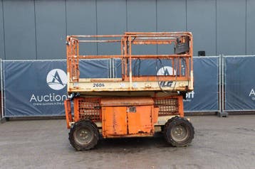 Veiling: Schaarlift JLG 260MRT Diesel 570kg 9.92m, Ophalen