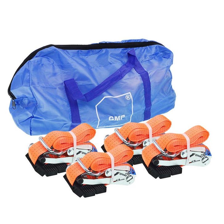 Set Spanbanden 3 Meter 4 Stuks Geleverd In tas - Autospanban, Auto diversen, Auto-accessoires, Nieuw, Ophalen of Verzenden
