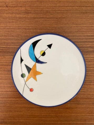 Ceramar Spain - Joan Miró stijl - Bord - Keramiek, Glazuur
