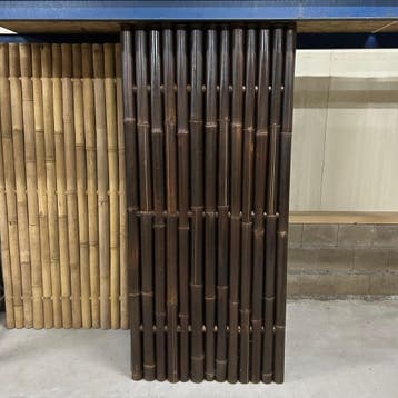 Outlet bamboe schuttingen - 90x200 cm - Donker, Verzenden, Nieuw