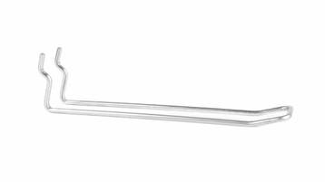 Perfowand Blisterhaak - 16 cm - Dubbel - Metalen Gaatjes...