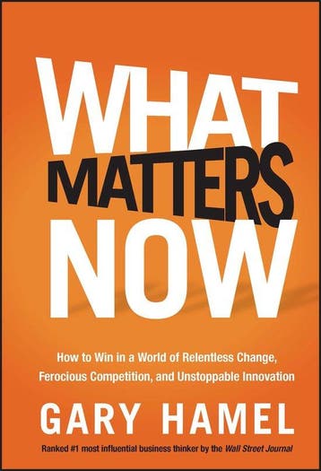 What Matters Now - Gary Hamel 9781118120828, Verzenden, Zo goed als nieuw, Gary Hamel
