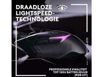 Logitech G -  G502 X Lightspeed Plus Draadloos Muis  - Zwart, Muis, Logitech G, Verzenden, Gaming muis