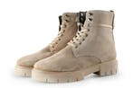 Nelson Veterboots in maat 38 Beige, Kleding | Dames, Schoenen, Verzenden, Beige, Overige typen, Zo goed als nieuw