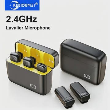 Draadloze Lavalier Microfoon Set - 2.4G Mini Microfoon met R, Verzenden, Nieuw