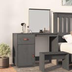 Makeup tafel grenenhout grijs | retourdeal 54% korting, Ophalen of Verzenden, Nieuw