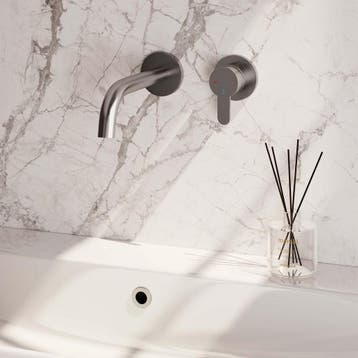 Brauer Brushed Edition Inbouw Wastafelmengkraan met Gebogen, Ophalen of Verzenden, Nieuw