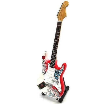 Miniatuur replica Fender Stratocaster gitaar - Jimi Hendrix, Ophalen of Verzenden, Nieuw, Pop, Beeldje of Miniatuur