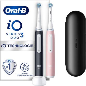 Oral-B iO 3 - Zwart En Roze - Elektrische Tandenborstel, Sieraden, Tassen en Uiterlijk, Verzenden, Nieuw