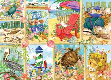 Cobble Hill puzzel strand 500 stukj van €17,95 voor €16,15, Ophalen of Verzenden, Nieuw