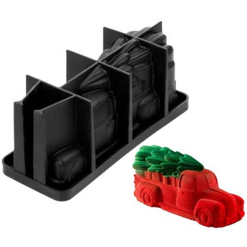 Pavoni Siliconen Vorm Auto met Kerstboom 250x87x111mm, Verzenden, Nieuw
