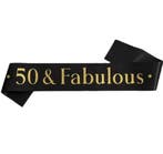 Sjerp 50 & Fabulous goud, wit of zwart, Verzenden, Nieuw, Versiering, Abraham of Sarah