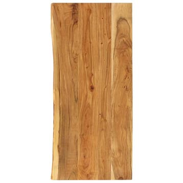 vidaXL Wastafelblad 140x52x2,5 cm massief acaciahout, Verzenden, Nieuw