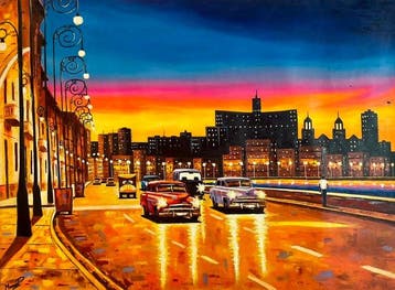 Merano Posada (XXI) - Luces del Malecón y Autos Clásicos