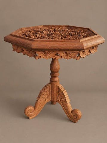 Tafel - Teak - Balinees bijzettafeltje