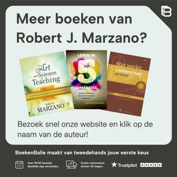 Leren in 5 dimensies - Robert J. Marzano 9789023251651, Verzenden, Zo goed als nieuw, Robert J. Marzano