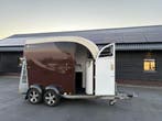 Careliner Bucker M Mokka 2-paards zeer mooie trailer met zk, Ophalen, Gebruikt, Polyester, 2-paards trailer