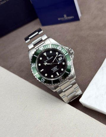 Revue Thommen - Diver Automatic Date Green/Black - Zonder, Nieuw