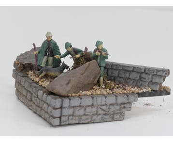 Jager Set (Figuren, Scenery, grootspoor), Ophalen of Verzenden, Gebruikt