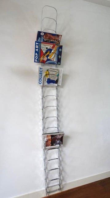 Luther Evans - Tijdschriftenhouder - Metaal - 1980s