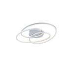 Witte plafonniere Sabra, metaal, modern, 38 watt, Huis en Inrichting, Lampen | Plafondlampen, Ophalen of Verzenden, Nieuw, Metaal