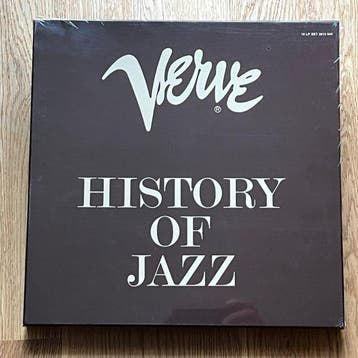 Various Artists/Bands in Jazz - History Of Jazz - LP Box set, Nieuw in verpakking