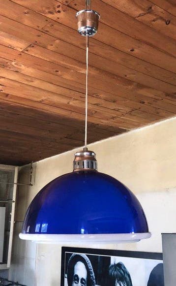 Lamp - Verchroomd, Plastic - Space-Age Tramo lamp