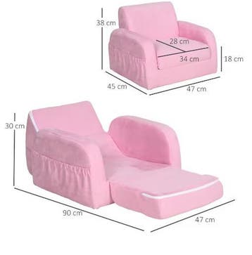 Opvouwbare Kinderfauteuil Met Hoge Rug – 2 Posities, Kinderen en Baby's, Verzenden, Nieuw