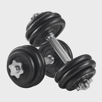 Verstelbare Gietijzeren Halterset SONGMICS - 20/30/40 kg, Verzenden, Nieuw